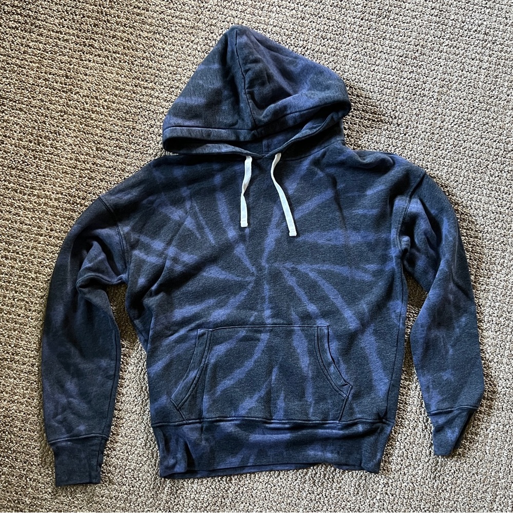 Zella Black & Blue Tie Dye Women’s Hoodie